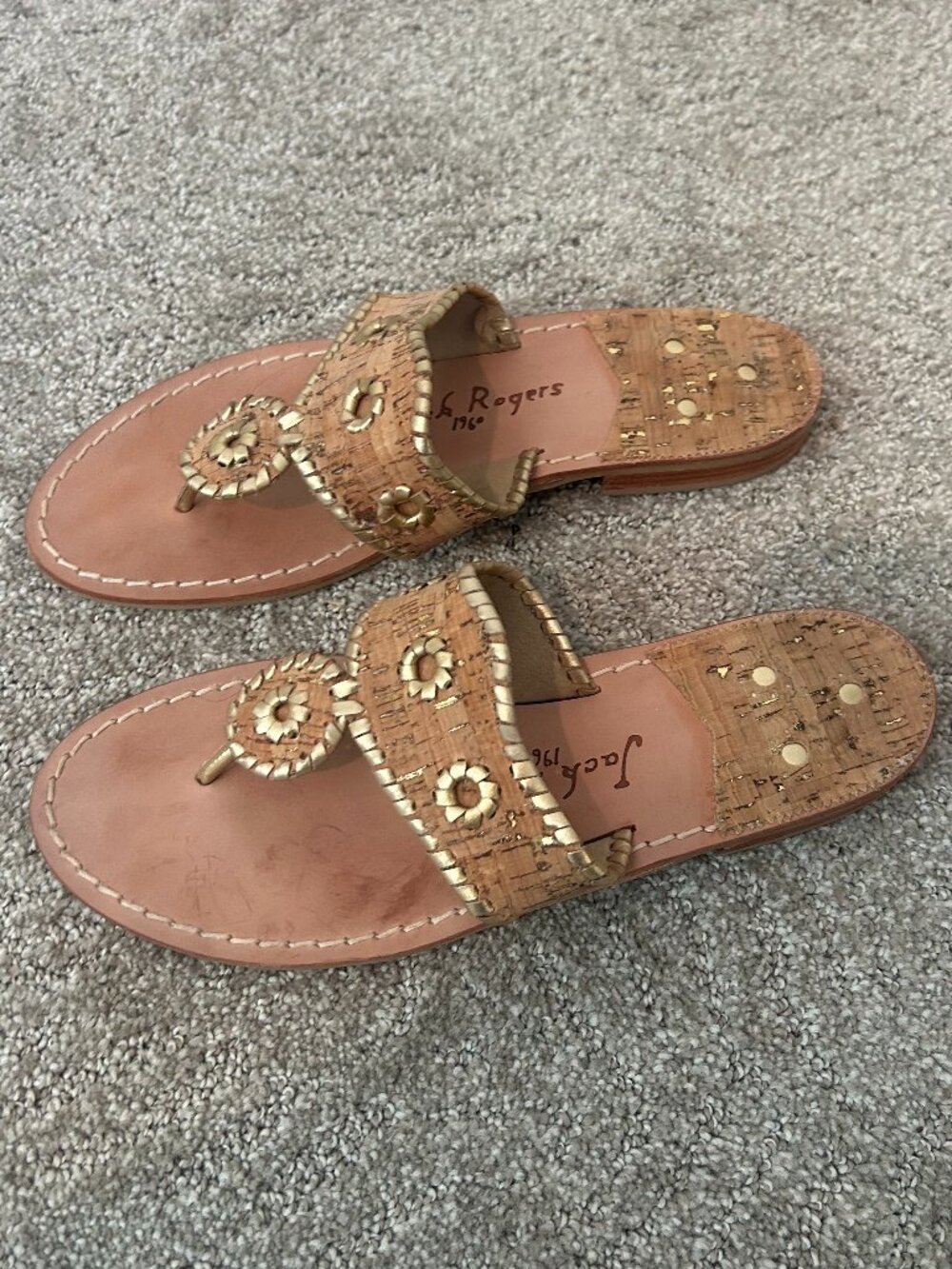 Jack Rogers, Original Jacks Sandals, Size 10 - Picture 2 of 4